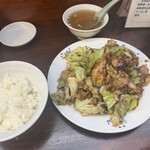 天龍 - 回鍋肉と少ライス