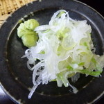 蕎麦の音 - 薬味もたっぷり