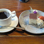 Saryou Morisawa - 師走　お昼の季節御膳　￥１５７５　デザート　コーヒー