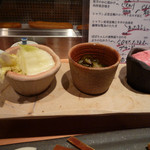 じんぺい - ばばちゃんの漬物盛り合わせ