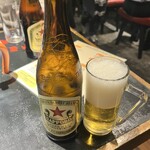 Yakiniku Banzaimito - 瓶ビールは赤星中瓶。