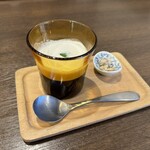 四川 郷土菜 シャンバァロウ - ランチのデザート（コーヒーゼリー）