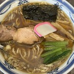 黒潮拉麺 - 煮干中華そば （醤油・あっさり：2023年12月28日～31日の1日10杯限定 麺変更 （仙台・五福星（ウーフーシン）さんのシルク麺））　９００円　(2023/12)