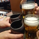 独楽寿司 - アルコール飲み放題90分550円からのクリアアサヒと日本酒でかんぱ～い♪