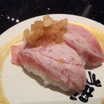 独楽寿司 - 〈本日の大サービス品〉本鮪炙りトロ330円
