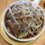 麺屋 敬 - 野菜アブラ増しニンニク少し