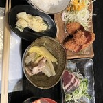 わか菜 - 日替り定食　カキフライ