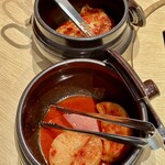 韓国料理 カンガンスルレ東館 - キムチとカクテキの食べ放題