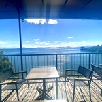 津田宇水産 レストラン - テラスはロケーション最高