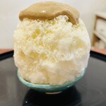 こひる庵 - アーモンドコーヒークリーム　味見氷200円