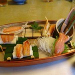 かに道楽 - とあるコースの一部_2013年12月