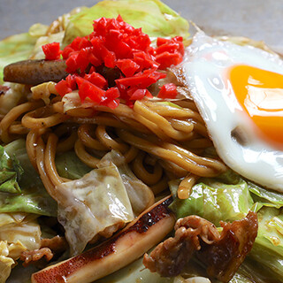 The taste created by specially boiled fresh noodles and sauce◆Special Yakisoba