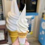 塩カフェ - 江ノ島バニラ塩ソフトクリーム