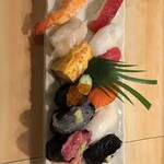 宇多美寿司 - 握り1.5人前¥1,000