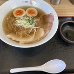 だし麺屋 ナミノアヤ 上尾店 - お好みで薬味のりをいれていく