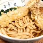 Tendon Tenya - 【調理例】セブンの冷凍うどんにてんやの天ぷらコラボ