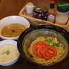 雷伝 - 料理写真:新トマトつけ麺です！〆は「チーズリゾット」で大満足間違いなし！
