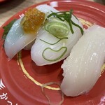 Kappa Sushi - イカ食べ比べ