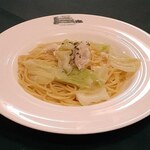 COLOSSEO - 父の選んだマグロと冬キャベツオリーブオイルパスタ