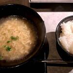 Yakiniku Gyuu Ten - C スープ ご飯