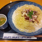 洋麺屋五右衛門 - キノコのガーリッククリームソース 1150円(税込)
