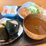 米手 - 料理写真:とり南蛮 おむすびセット 900円