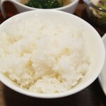 キッチン ブルー グローブ - ご飯大盛りのアップ