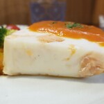 キッチン ブルー グローブ - 反対側から、左側が分厚い台形です