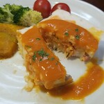 キッチン ブルー グローブ - 更にカット