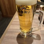 Kawagoe Yakiniku Kan - 生ビール 中