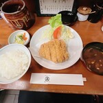 丸五 - 特ロースかつ+定食セット_¥2,150+¥550