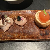 薪炭まだら - 3種盛り