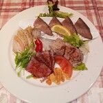 キッチン ハリネズミ - お肉チャン盛り合わせ