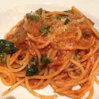 ル・ビストロ クー ドポール - 和牛挽き肉とホウレン草のスパゲティ