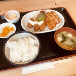 Otokohatsu Rai - カキフライとトンカツ定食