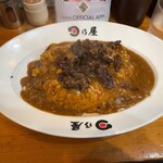 日乃屋カレー - 2~3秒で時速80キロで移動する乗り物が寸分違わず行き来するのと良い勝負だと思いました。