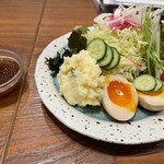 浅草割烹 天とよ - 生野菜サラダ