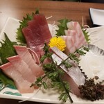 房総料理 木むら - 刺身盛り合わせ