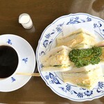 ホンキートンク - ミックスサンド・ホットコーヒー（ハード）