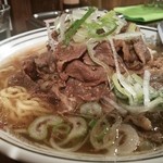 肉肉ラーメン - 肉肉ラーメン中タレ♪アップ♪