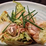 舞桜 - 河豚と白菜の和え物