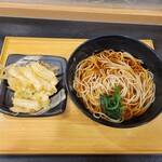 Komorosoba - 冬の根菜天そば 温