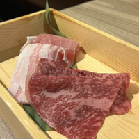 黄金出汁しゃぶと江戸前寿司 肉のあさつ 梅田お初天神店 - 