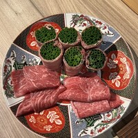 黄金出汁しゃぶと江戸前寿司 肉のあさつ 梅田お初天神店 - 