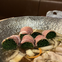 黄金出汁しゃぶと江戸前寿司 肉のあさつ 梅田お初天神店 - 