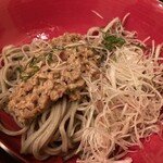 そばびより 朱月庵 - 納豆そば