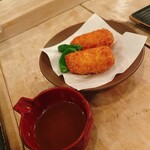 志る角 - カニコロッケ