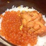 中善 - ウニイクラご飯