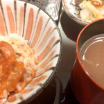 中善 - ウニイクラご飯