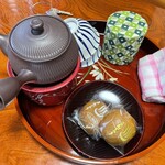 楓月堂 - もりまた旅館のお茶セット